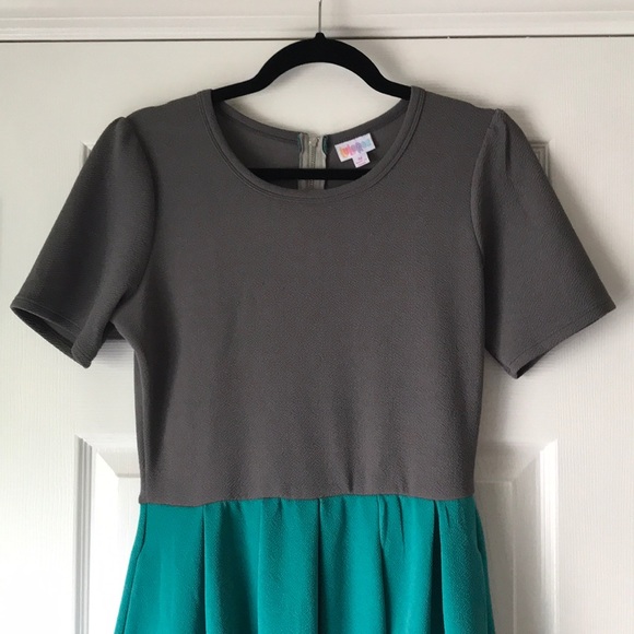 LuLaRoe Dress, reversible, size medium, worn 1x! - Picture 2 of 8
